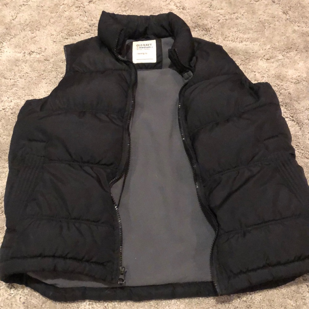 Girls black vest